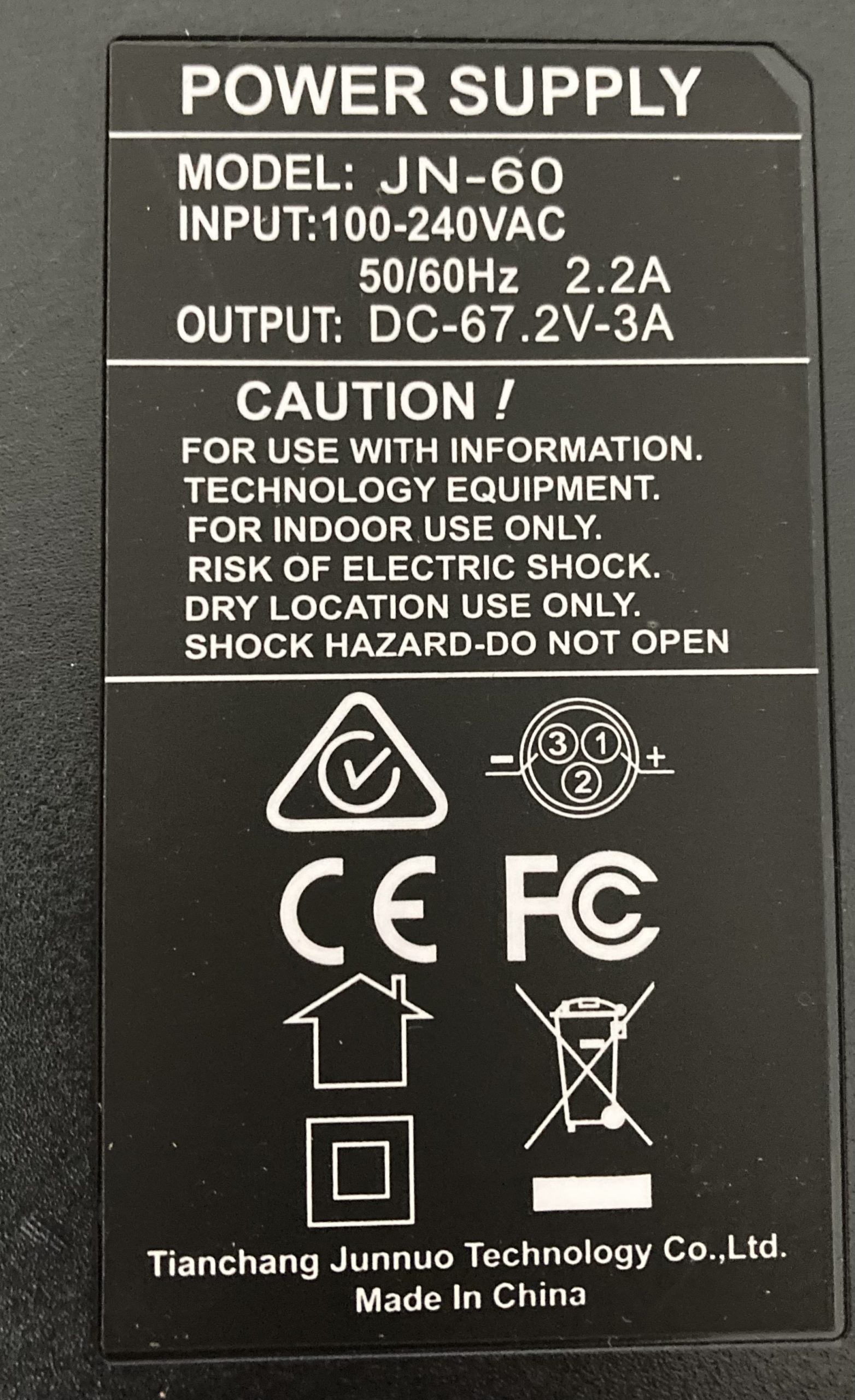 Ladegerät spezial Pin 3A - 60V Lithium – Bild 4