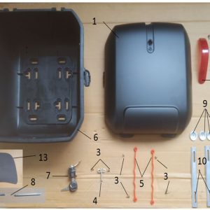 Koffer schwarz matt City Go